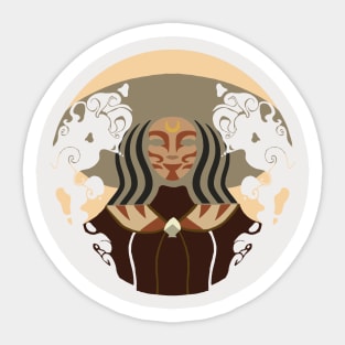 Painted Lady Starbucks Sticker